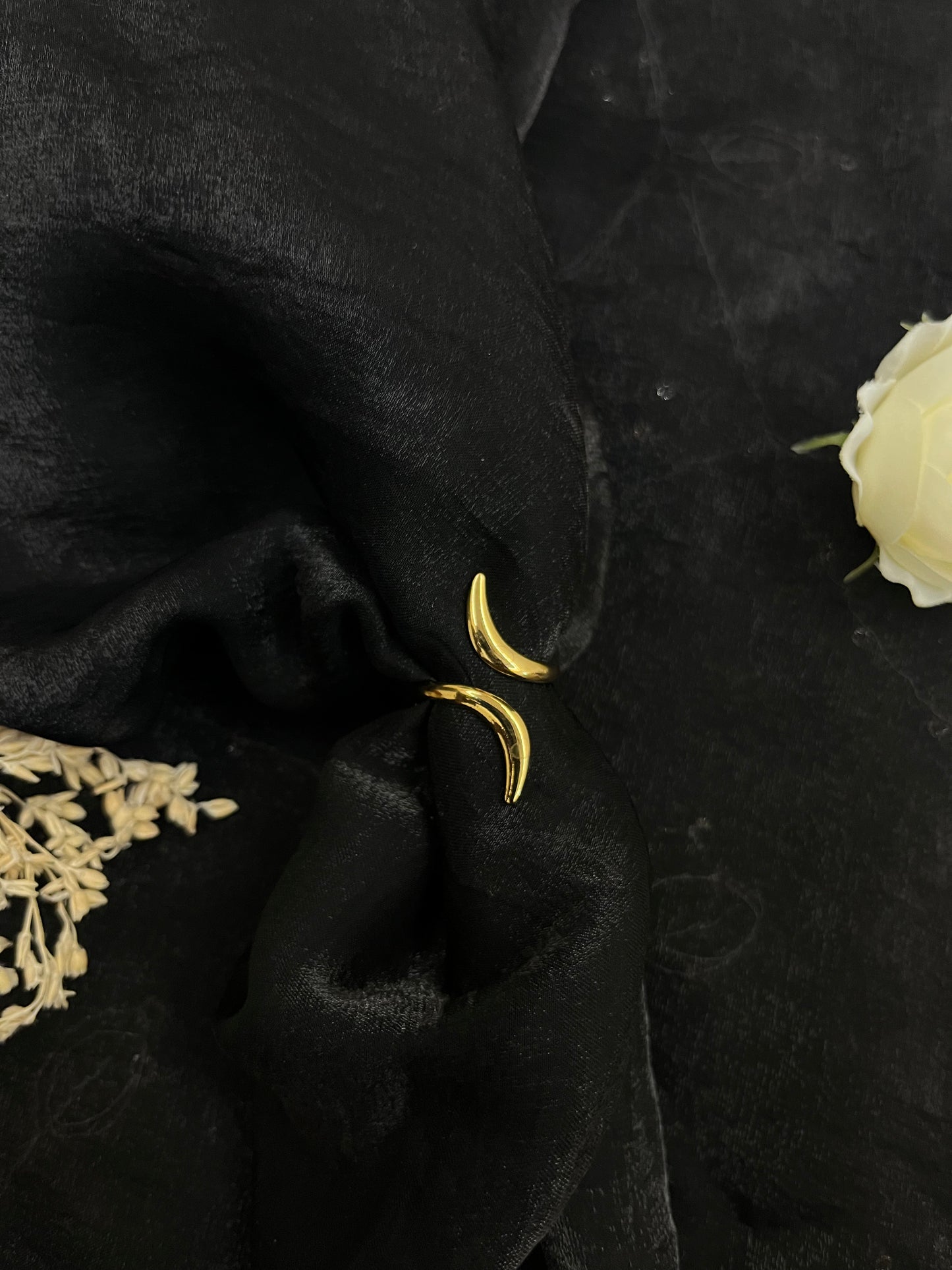 Luna Crescent Ring
