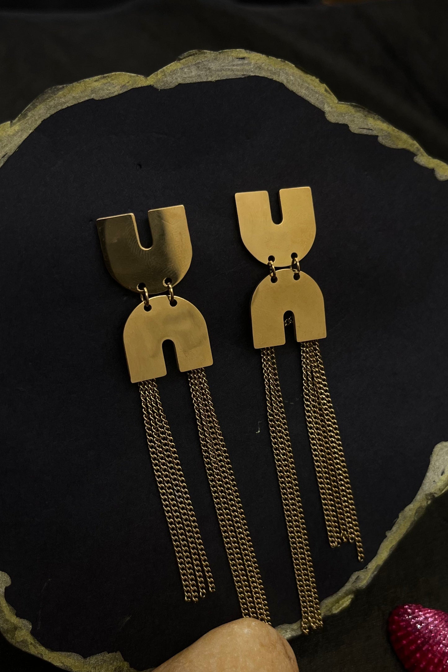 Aurora Tassel Statement Earrings