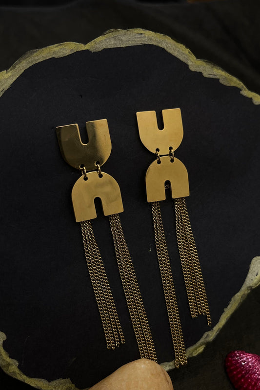 Aurora Tassel Statement Earrings