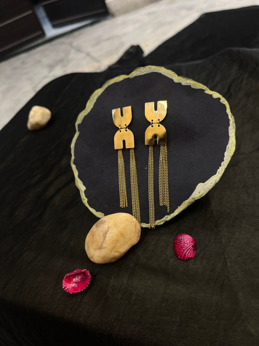 Aurora Tassel Statement Earrings