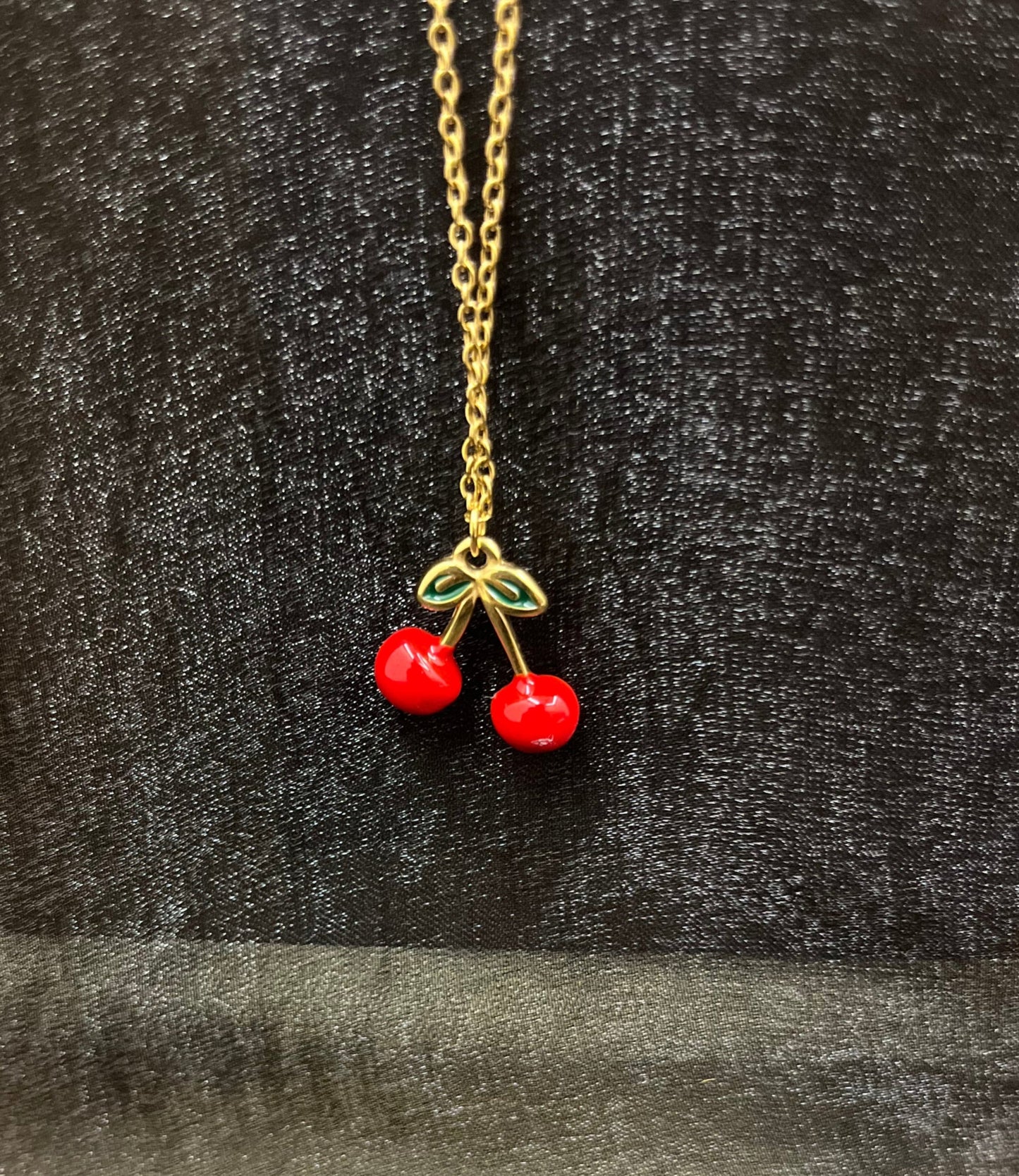 Cherry Pendant Necklace