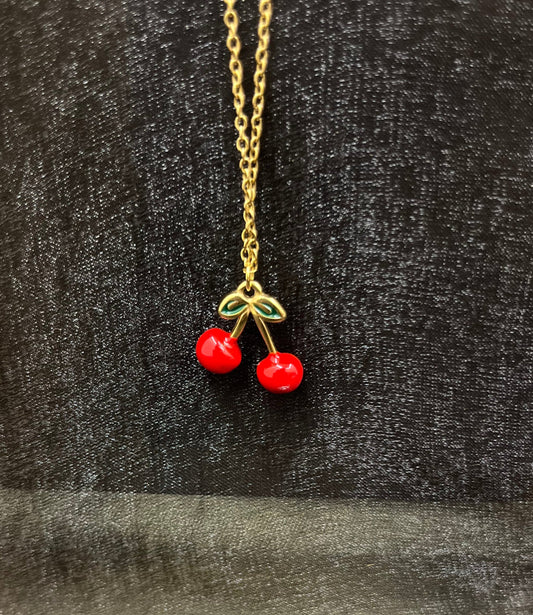 Cherry Pendant Necklace