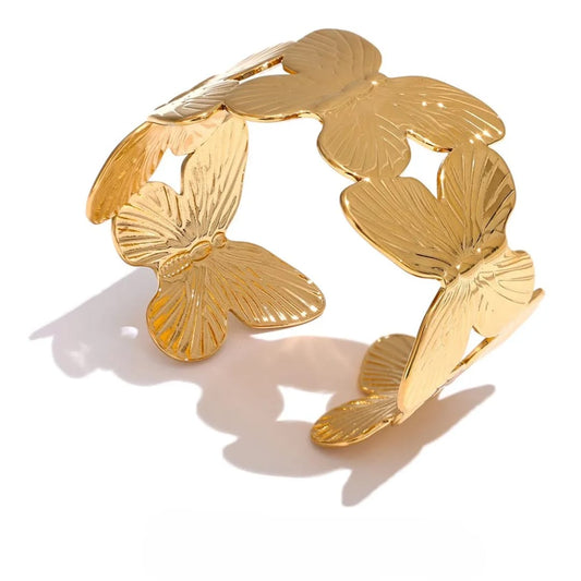 Golden Butterfly Bracelet