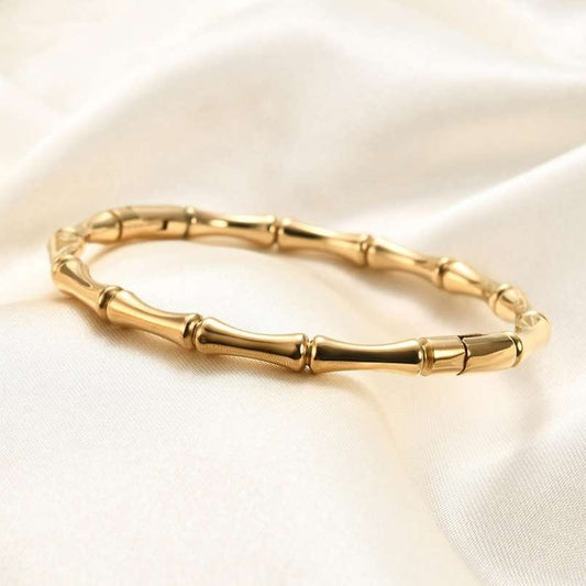 Golden Bamboo Bangle